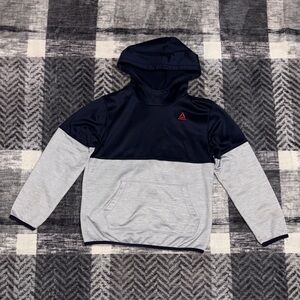 Reebok Kids' Navy and Light Gray Hoodie